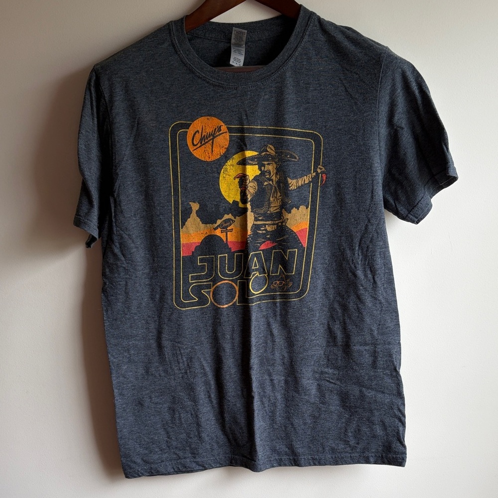 Juan Solo Graphic Tee - Charcoal